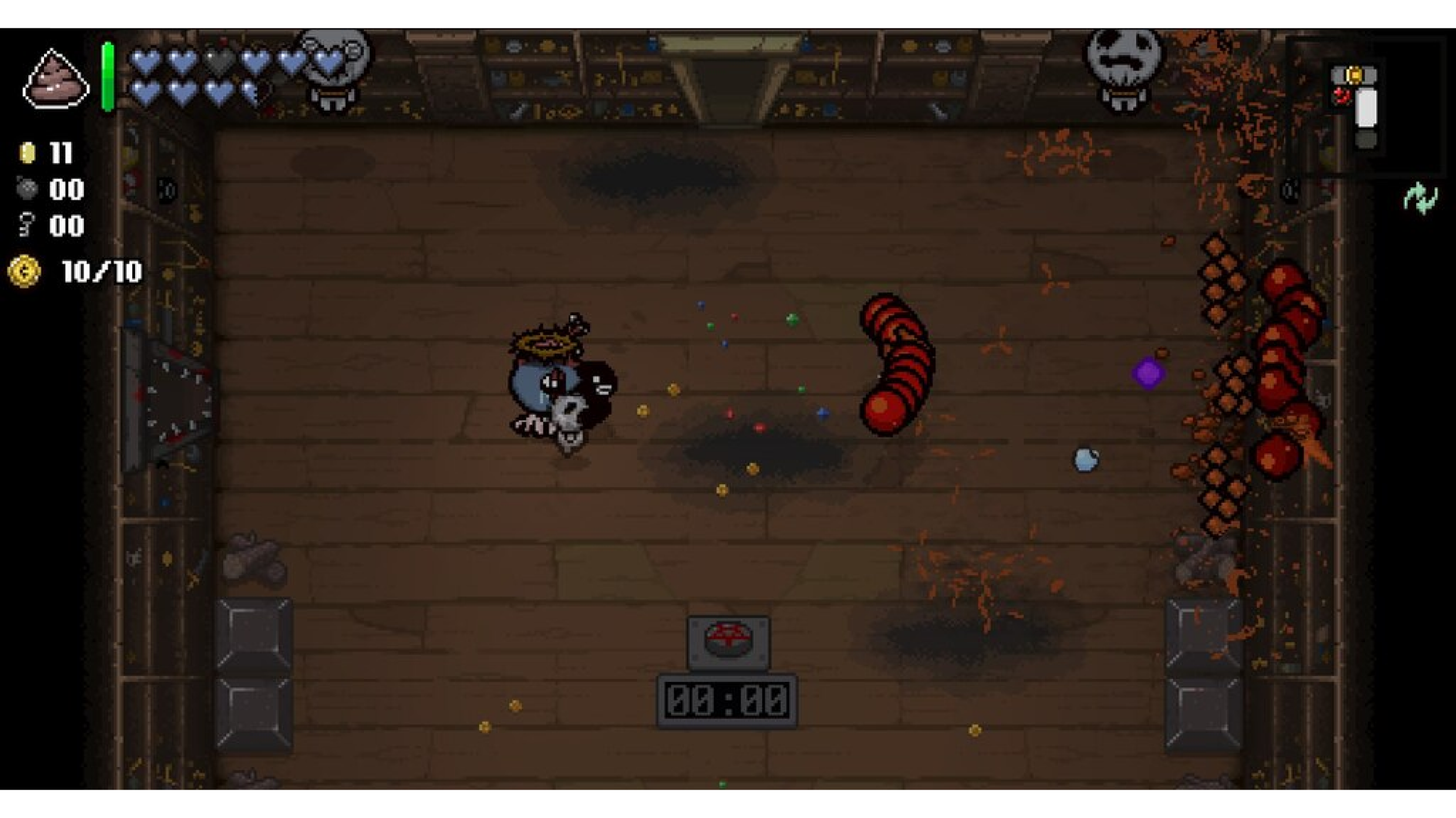 Isaac con miedo