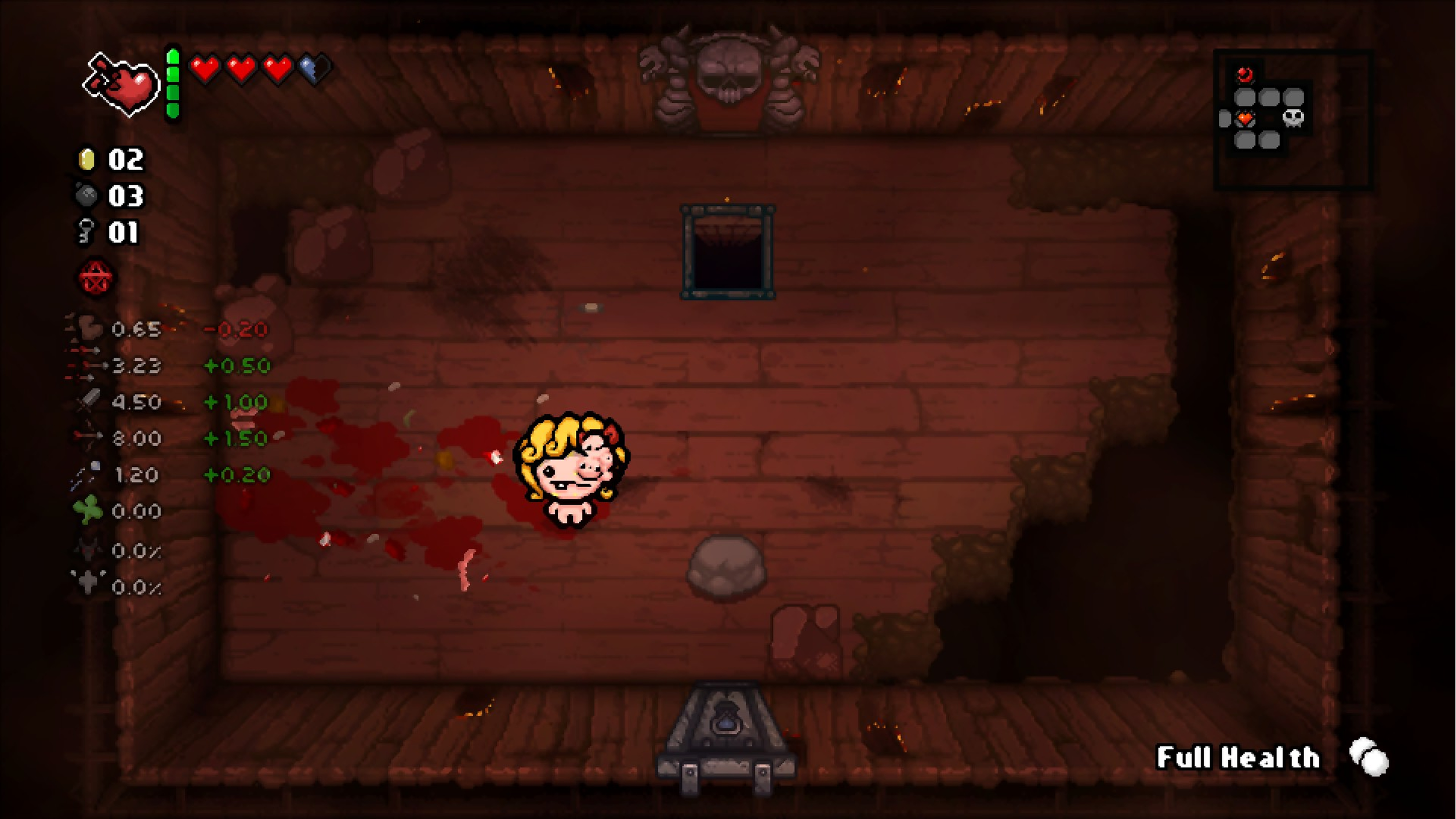 Isaac con miedo